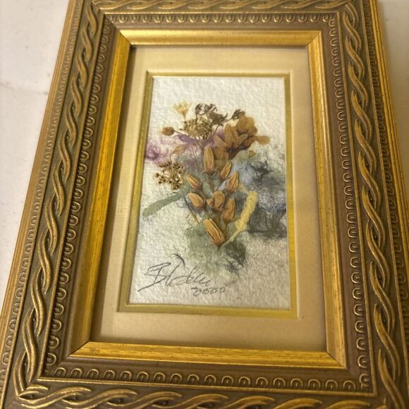 Downy Serviceberry / Canadian Wildflower Framed Signed Kathryn Reith Blake - Picture 2 of 7